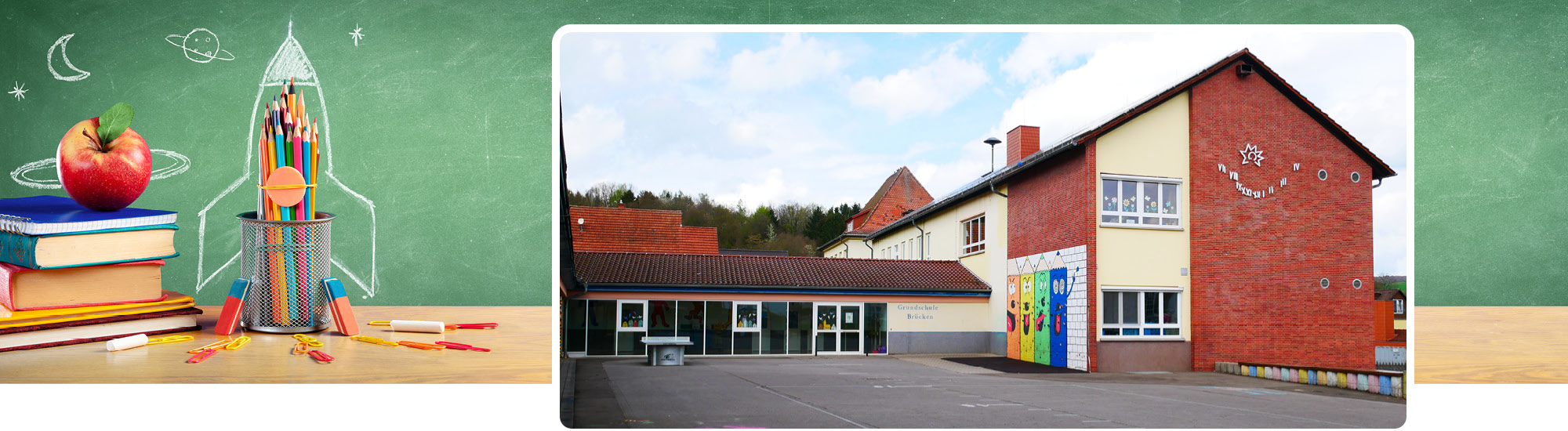 Eingang Grundschule Brücken/Pfalz